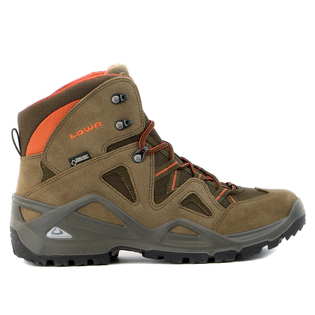 Lowa Zephyr GTX Mid Hiking Boot - Brown/Rust - Mens 1 Lowa Zephyr GTX Mid Hiking Boot - Brown/Rust - Mens
