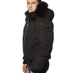 Moose Knuckles 100 Percent Down Ballistic Bomber - Grey - Mens