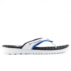 Puma BMW Slip-In Thong Sandal - White/BMW Blue/Red - Mens