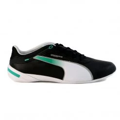 Puma Touring Cat Mercedes Grid Motorsport Fashion Shoe - White/Puma Silver/Biking Red - Mens