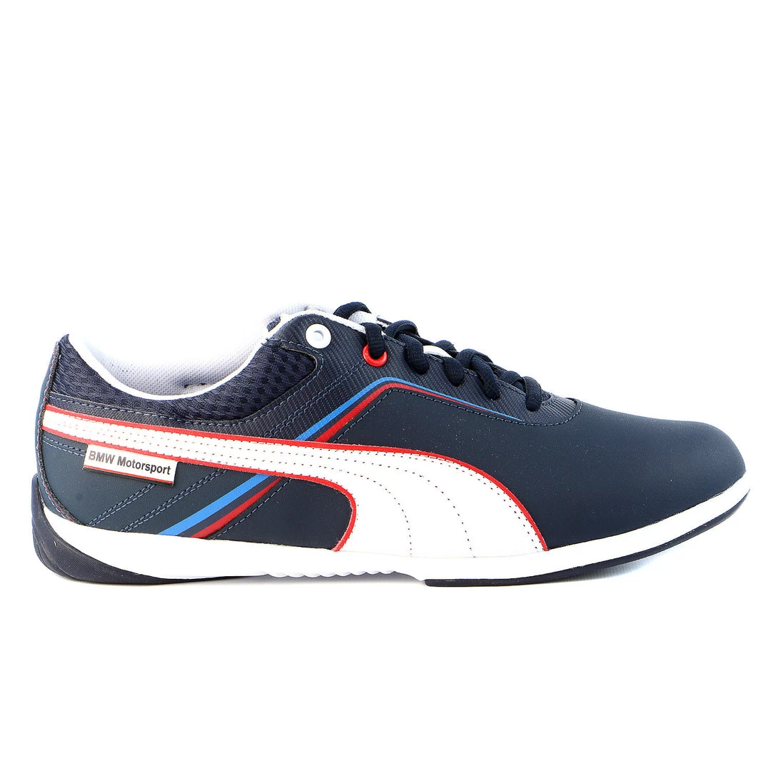 Puma BMW MS Ignite Leather Fashion Sneaker Motorsport Shoe - White/BMW Team Blue - Mens 2 Puma BMW MS Ignite Leather Fashion Sneaker Motorsport Shoe - White/BMW Team Blue - Mens