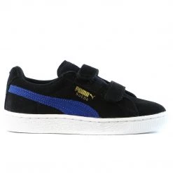 Puma Suede 2 Straps Shoes - Snorkel Blue/White - Boys