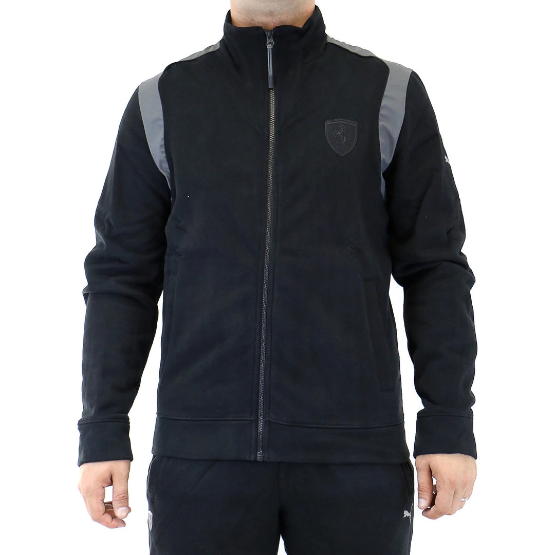 Puma Ferrari Sweat Jacket - Black - Mens 1 Puma Ferrari Sweat Jacket - Black - Mens