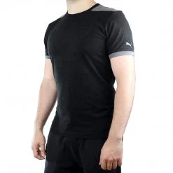 Puma Ferrari Small Shield Tee - Black - Mens