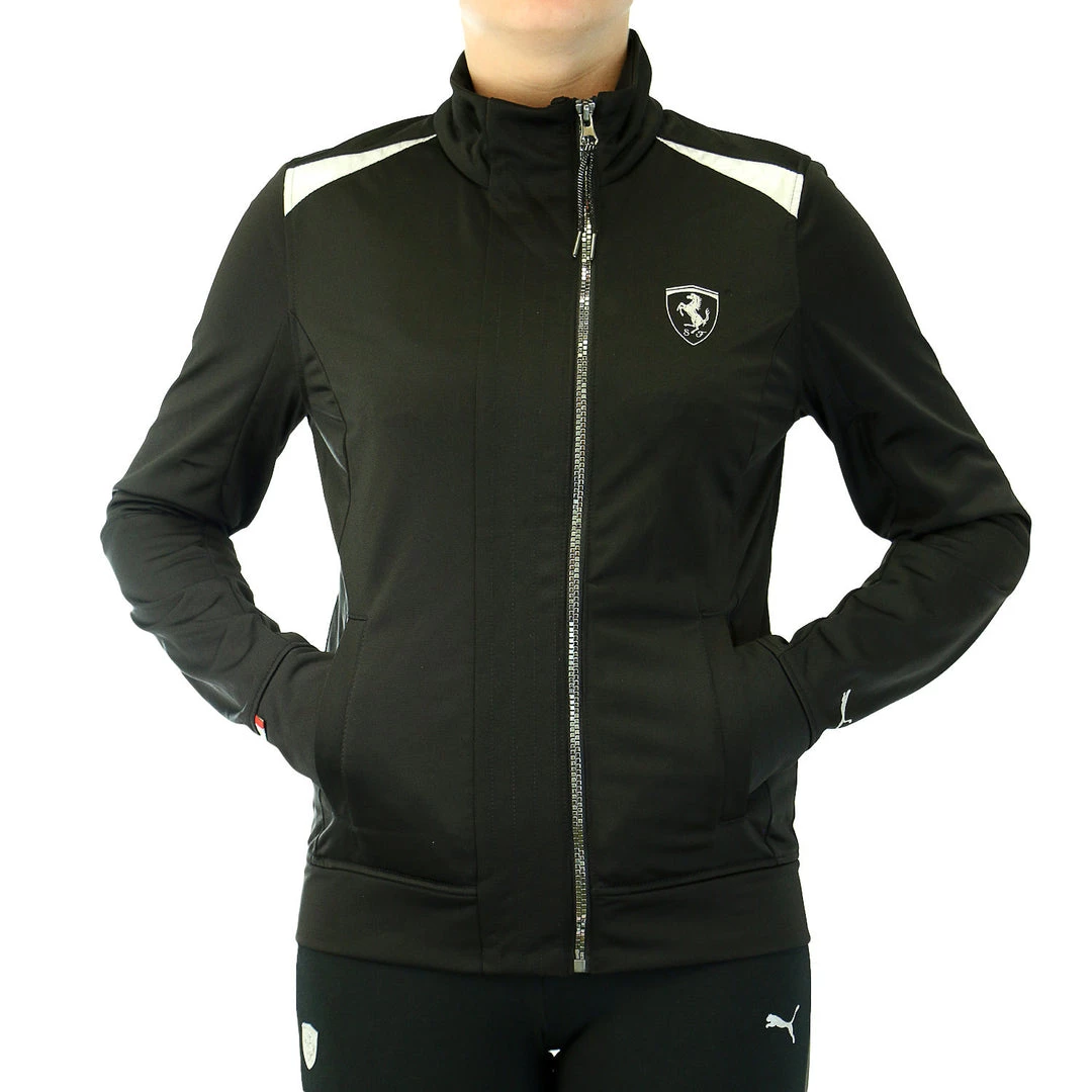 Puma Ferrari Track Jacket - Black - Womens 1 Puma Ferrari Track Jacket - Black - Womens