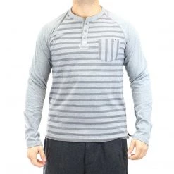 Puma Raglan Henley - Black - Mens