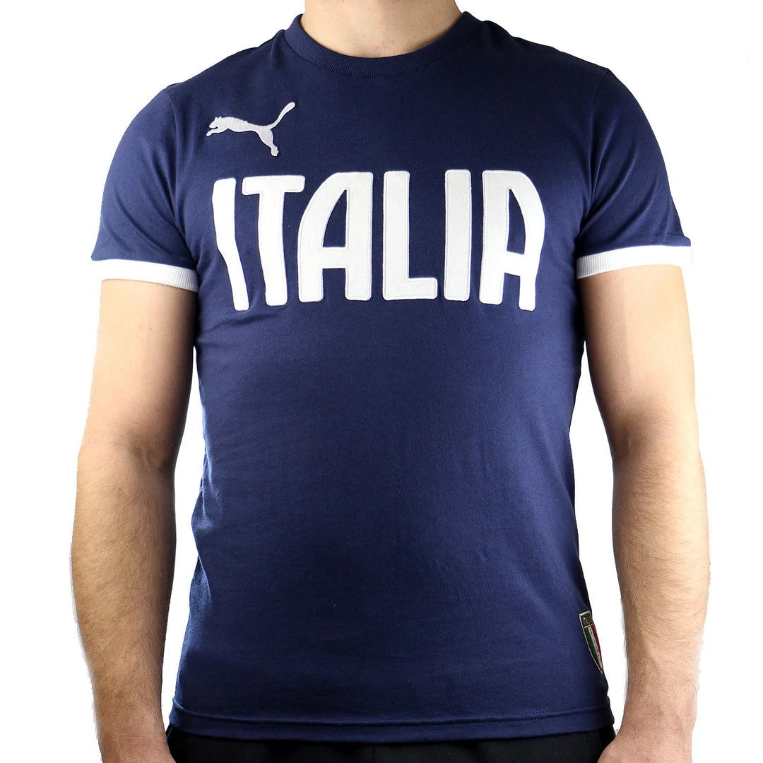 Puma FIGC Italia Graphic Tee - Peacoat - Mens 1 Puma FIGC Italia Graphic Tee - Peacoat - Mens
