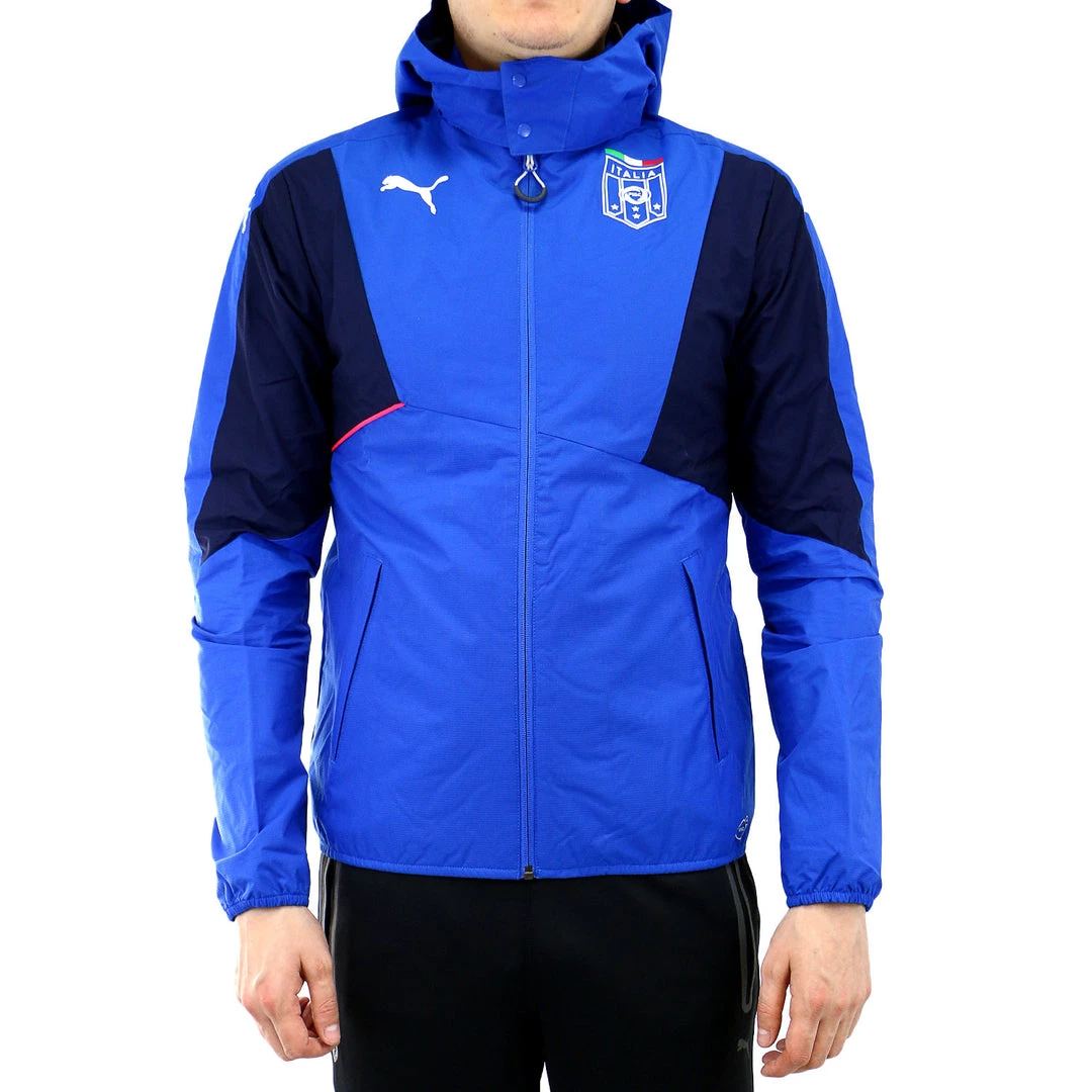 Puma EvoTRG Italia Stadium Hooded Track Jacket - Team Power Blue/Peacoat - Mens 1 Puma EvoTRG Italia Stadium Hooded Track Jacket - Team Power Blue/Peacoat - Mens