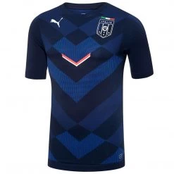 Puma FIGC Italia Stadium Jersey T-Shirt Fan Tee - Team Power Blue/Pea Coat - Mens