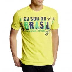 Puma My Nation Graphic Tee - Blazing Yellow Brasil - Mens