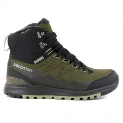 Salomon Kaipo Mid CS WP Winter Boot - Dark Khaki/Black/Nile Green - Mens