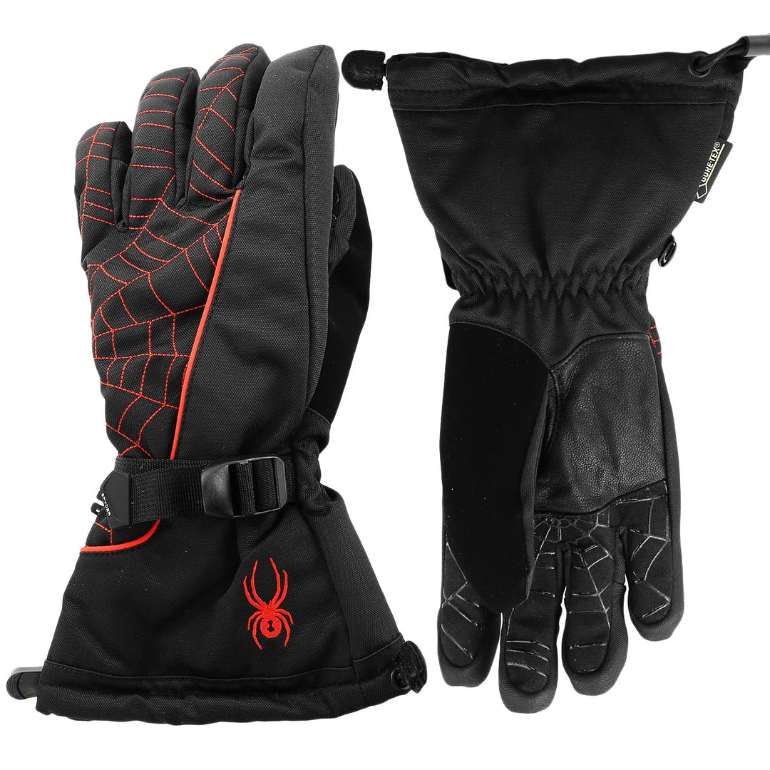 Spyder Overweb GORE-TEX Glove - Black/Volcano - Mens 1 Spyder Overweb GORE-TEX Glove - Black/Volcano - Mens