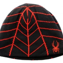Spyder Web Hat - Black/Volcano - Mens