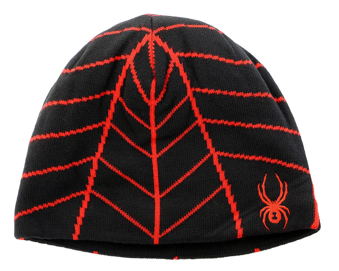 Spyder Web Hat - Black/Volcano - Mens 1 Spyder Web Hat - Black/Volcano - Mens