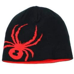 Spyder Reversible Bug Hat - Black/White - Boys Kids