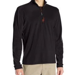 Spyder Buckhorn T-Neck Top Athletic Shirt - Mens
