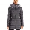 Spyder Aimie Long Down Coat Fur Hooded Jacket - Womens