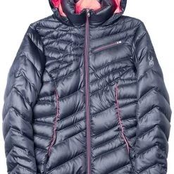 Spyder Timeless Long Down Jacket Hooded Coat - Womens