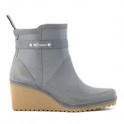 Tretorn Plask Mid Rain Boot - Gunmetal - Womens