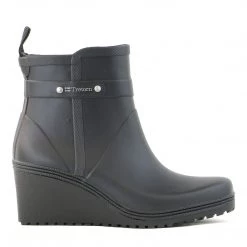 Tretorn Plask Mid Rain Boot - Gunmetal - Womens
